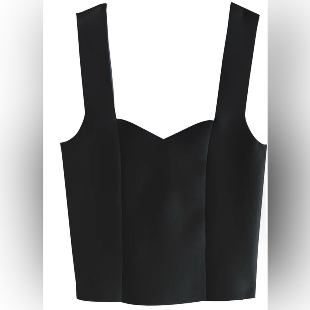 A.L.C. Black Jordana Tank Top